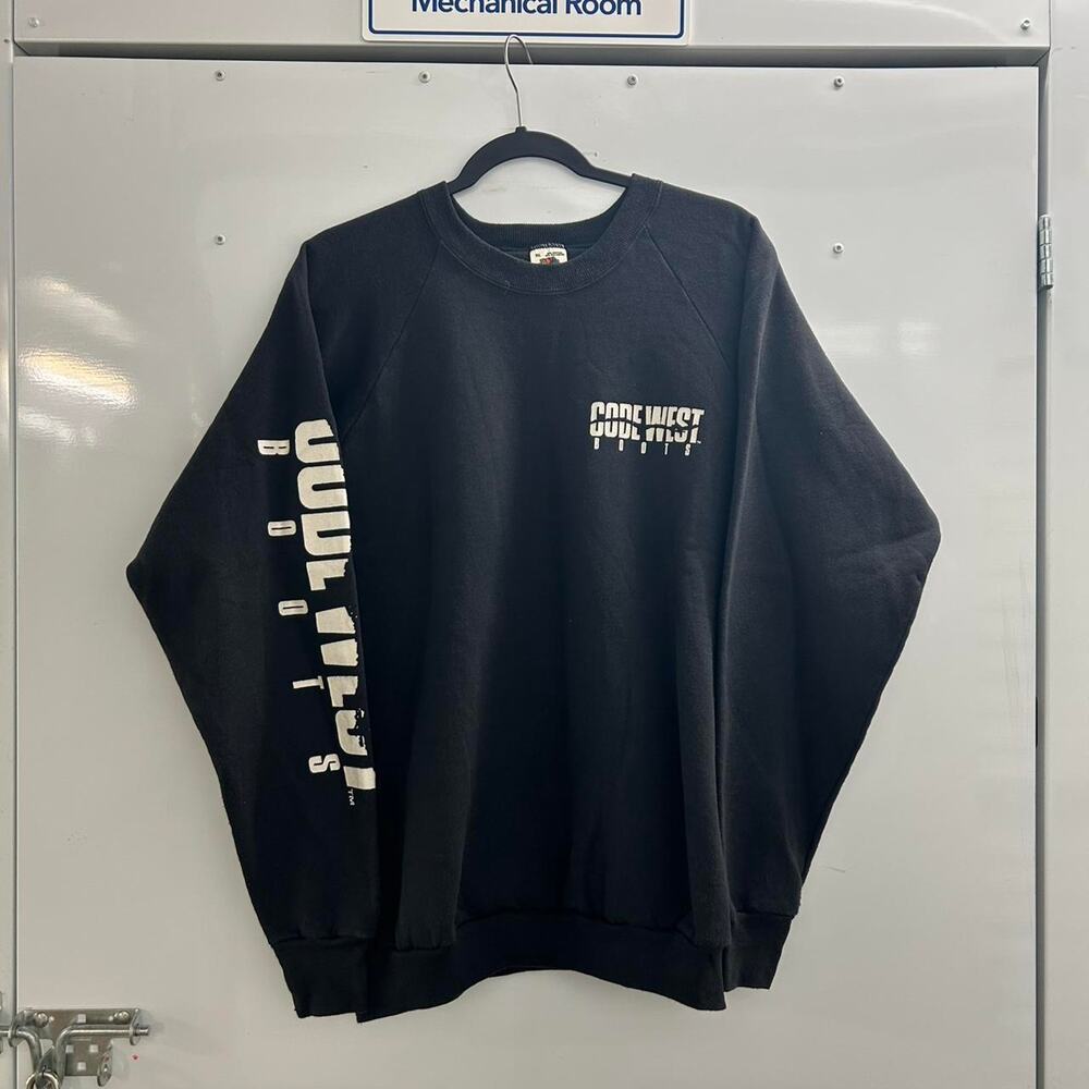 VTG 90s Code West Boots Promo Crewneck/Sweatshirt